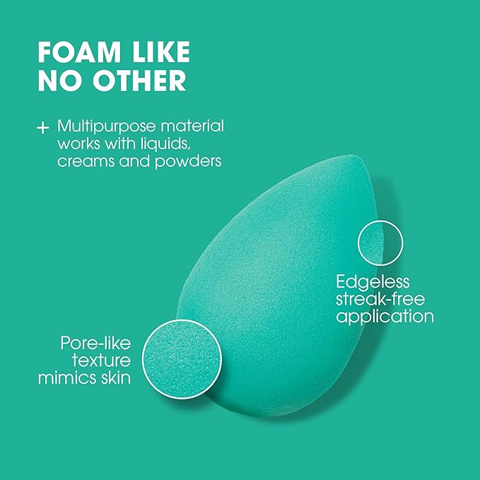 Beautyblender® | Chill Blender Makeup Sponge | Blend Liquid Foundations, Powders and Creams | Streak Free Application | Vegan, Cruelty Free | Made in USA-BrightBean Baby