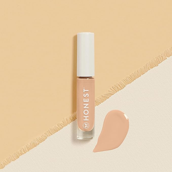 Honest Beauty Fresh Flex Concealer with Niacinamide + Vitamin E + Hyaluronic Acid | Vegan + Cruelty free | Cream, 0.17 fl oz-BrightBean Baby