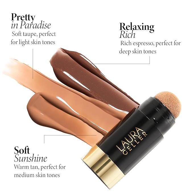 LAURA GELLER NEW YORK Serum Bronzing Cheek Lift, Soft Sunshine-BrightBean Baby