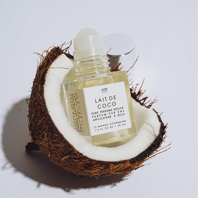 Le Monde Gourmand Lait de Coco Perfume Oil - 1 fl oz (30ml) - Fresh, Creamy, Clean with Vanilla and Coconut Fragrance Notes-BrightBean Baby