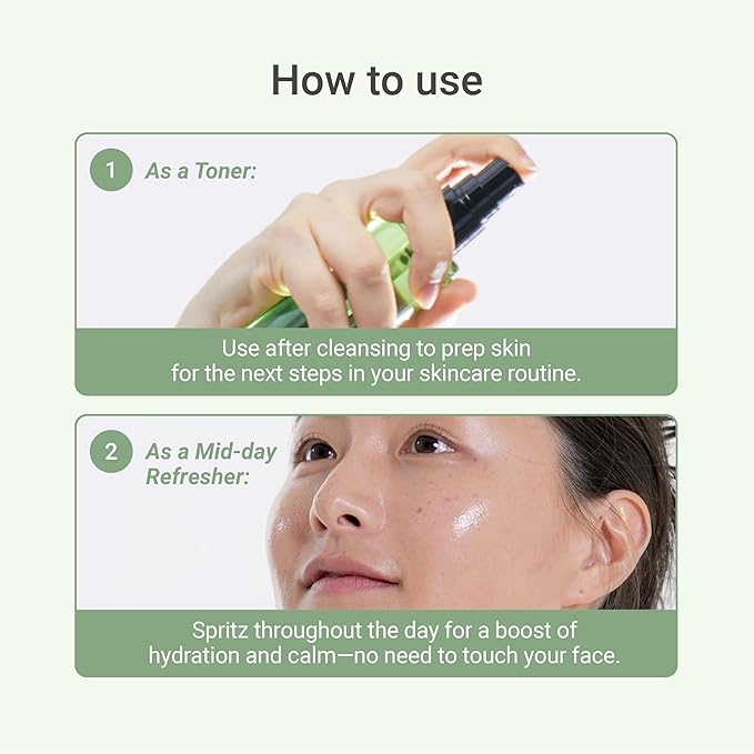 Meebak CICA Toner Spray | Korean Face Mist | Facial Spray with Centella Asiatica & Vitamin E | Soothing Face Toner for Sensitive, Oily, and Combination Skin | 4 fl oz-BrightBean Baby