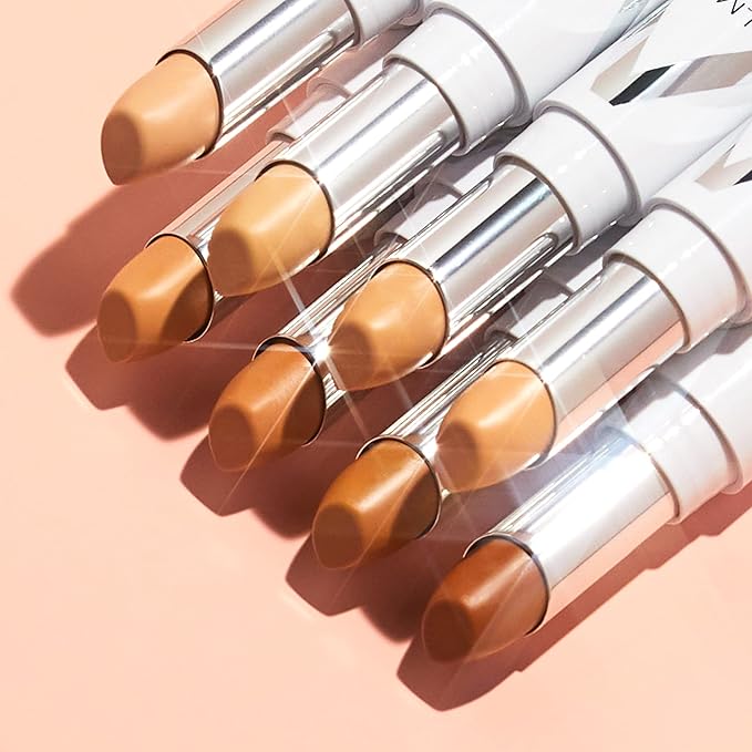 Almay Concealer, Face Makeup, Full Coverage Concealer, Matte Finish, Oil Free, Hypoallergenic, Fragrance-Free, Dermatologist Tested, 140 Light Medium, 0.08 Oz-BrightBean Baby