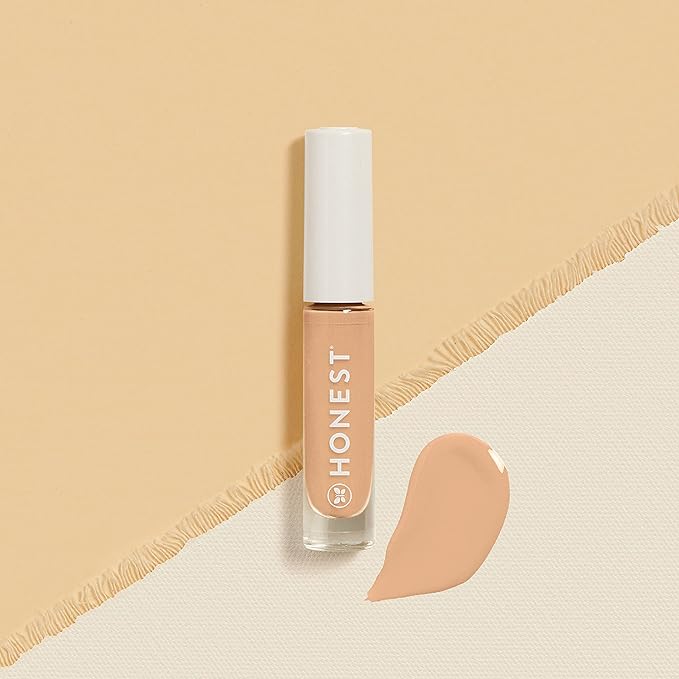 Honest Beauty Fresh Flex Concealer with Niacinamide + Vitamin E + Hyaluronic Acid | Vegan + Cruelty free | Beige, 0.17 fl oz-BrightBean Baby
