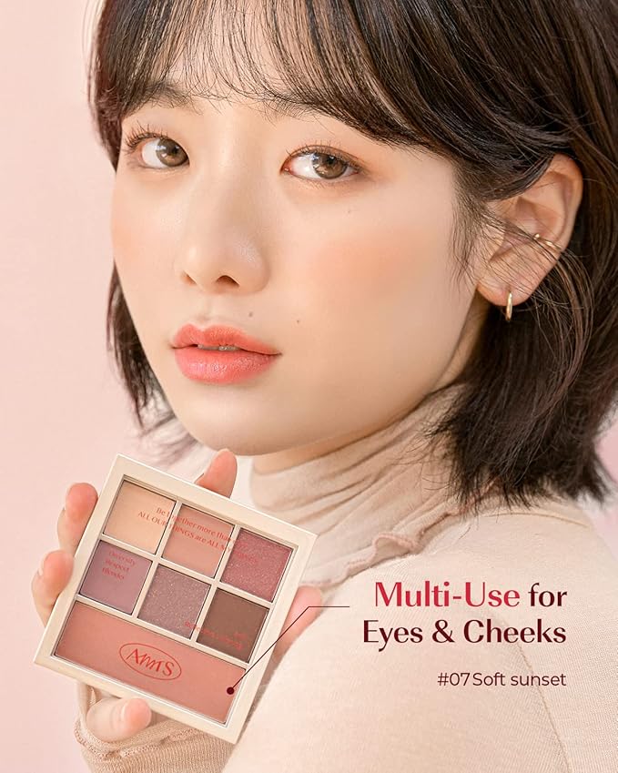 AMTS Off Sienna & Authentic Amber Eyeshadow Palettes Set, Valentine's gifts for teen girls, women | Matte Shimmer Metallic, Long Lasting-BrightBean Baby