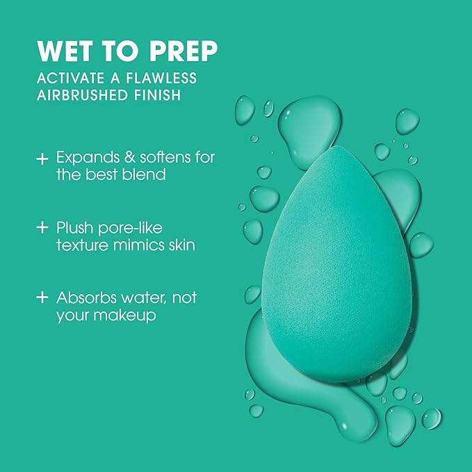 Beautyblender® | Chill Blender Makeup Sponge | Blend Liquid Foundations, Powders and Creams | Streak Free Application | Vegan, Cruelty Free | Made in USA-BrightBean Baby