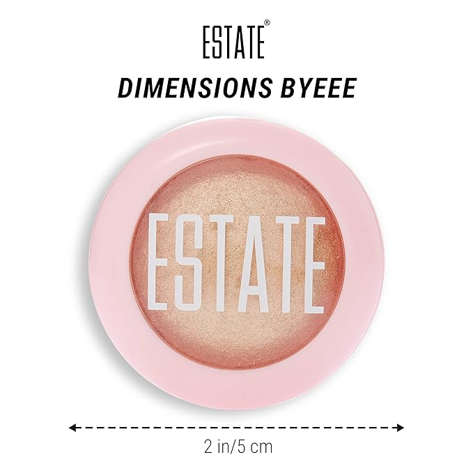 Estate Cosmetics Dew Me Baked Highlighter – Cheek, Eyes & Face Pressed Powder – 3 g (0.1 oz) (BYEEE)-BrightBean Baby