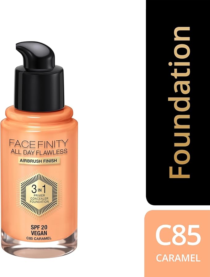 Max Factor Facefinity All Day Flawless 3 In 1 Foundation SPF 20, No. 85 Caramel (81377984)-BrightBean Baby