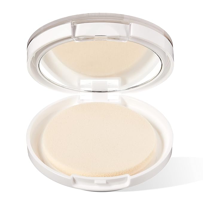 JOAH Perfect Complexion Cashmere Powder Foundation, Medium Face Coverage, Matte Finish, Korean Makeup, Compact Design For Oily & All Skin Types, 16 Hour Wear, Medium with Cool Undertones-BrightBean Baby