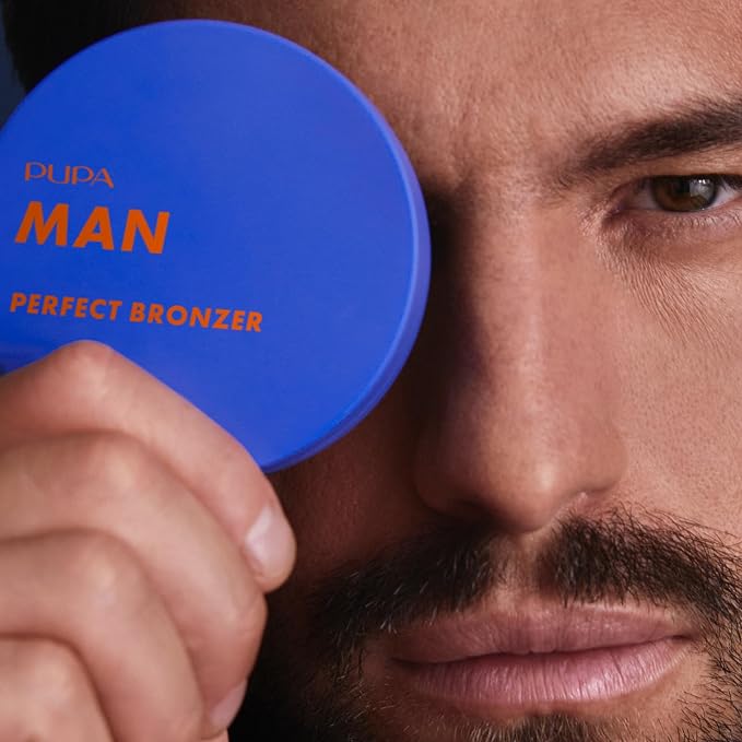 Pupa Milano Perfect Bronzer Perfecting Powder, 001, 0.229 oz - Bronzer Powder - Enriched with Cornstarch and Kaolin - Matte Bronzer - Makeup for Men-BrightBean Baby
