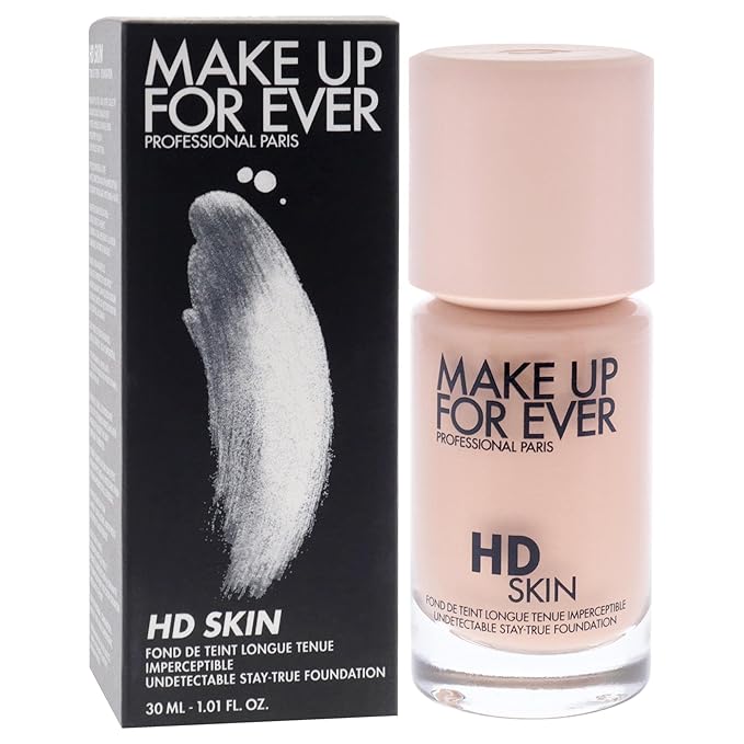 HD Skin Undetectable Longwear Foundation - 1R12 by Make Up For Ever for Women - 1 oz Foundation-BrightBean Baby