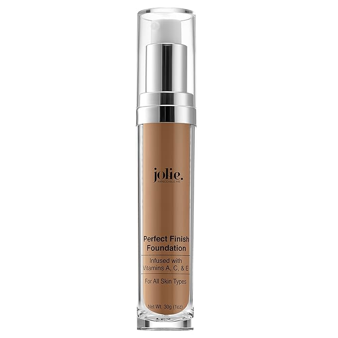 Jolie Perfect Finish Liquid Foundation Makeup SPF 15 Oil Free (DW1)-BrightBean Baby