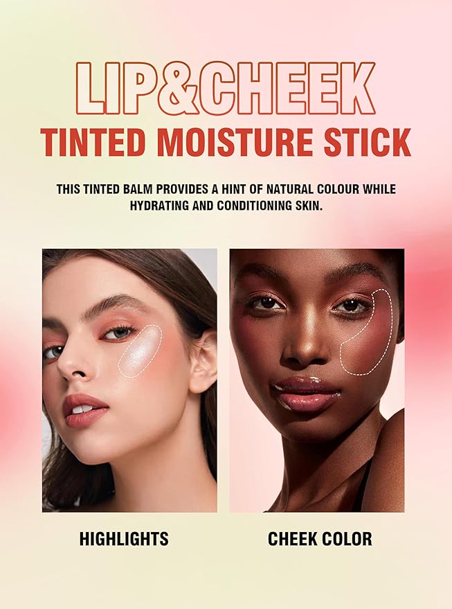 Beauty Balm Serum Boosted Skin Tint – Hydrating Tinted Moisturizer, Lightweight Solid Tinted Foundation Blush Stick for Flawless, Sheer to Medium Coverage, Radiant & Dewy Finish-BrightBean Baby