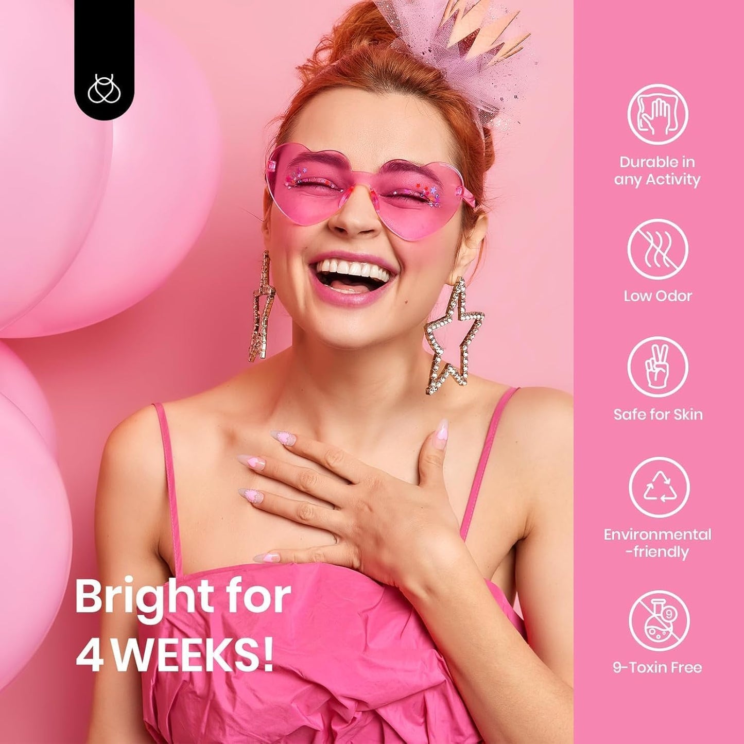 Beetles Pink Gel Nail Polish - Flamingo Feather Light Pink Gel Polish, Soak Off UV LED Nail Lamp Nail Art Manicure Salon DIY Home Gift for Women 15ml-BrightBean Baby