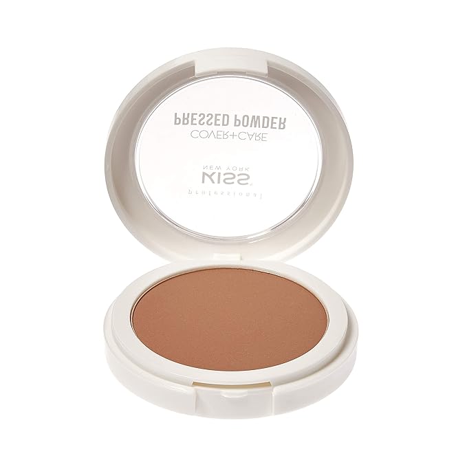 KISS Cover and Care Acne Control Pressed Powder- APP350 (Almond)-BrightBean Baby