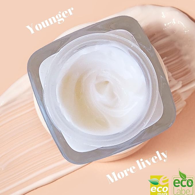 Face Primer Cream with Vitamin C and D, Collogen, Hyalurocic Acid, and Natural Extracts for Anti-Aging Moisturization-BrightBean Baby