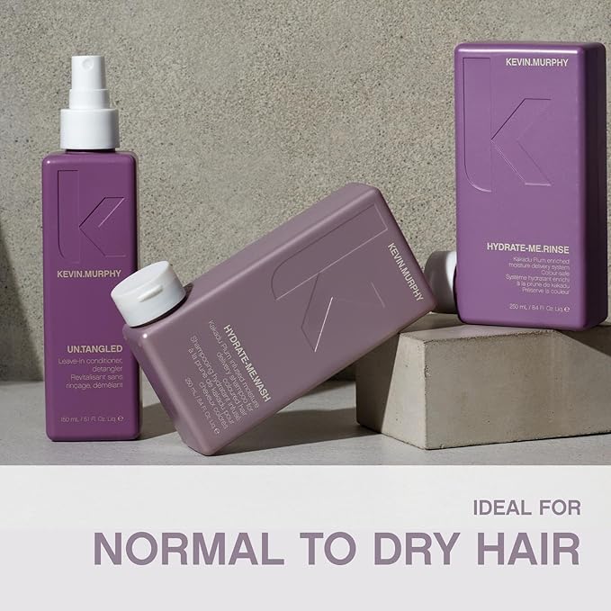 KEVIN.MURPHY HYDRATE-ME.WASH - Hydrating Shampoo for Natural & Coloured Hair - For Dull, Parched & Dry Hair - Deep Nourish Shampoos - 250 ml / 8.4 fl oz-BrightBean Baby