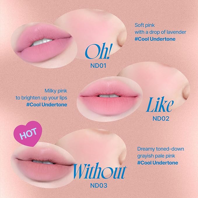 Lip&Cheek Blurry Pudding Pot | Just me Moment - Without | Makeup Blush, Buildable Lightweight, Multi-Use Soft Matte Finish | 5g-BrightBean Baby