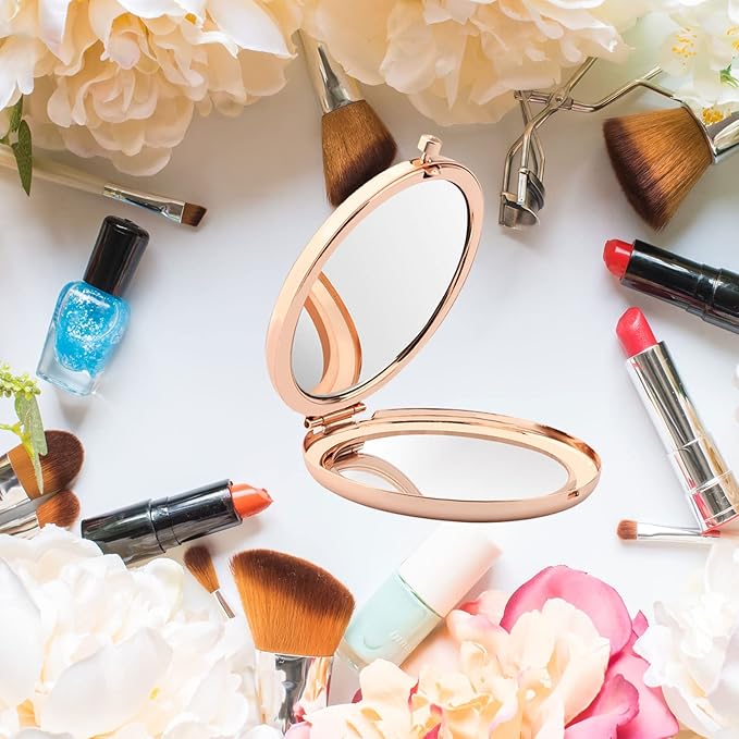 MYOSPARK Twilight Movie Compact Makeup Mirror Edward and Bella Fans Gift Vampire Fans Gift Movie Inspired Gift Fandom Gift (Twilight AMirror)-BrightBean Baby