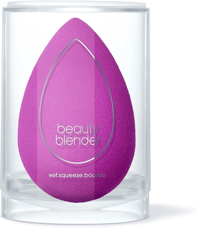 Beautyblender® | Amethyst Beauty Blender Makeup Sponge, Super-Soft Foam Easily Blends Foundations, Powders & Creams, Made in USA, Reusable, Washable, Streak Free Application, Vegan, Cruelty Free-BrightBean Baby