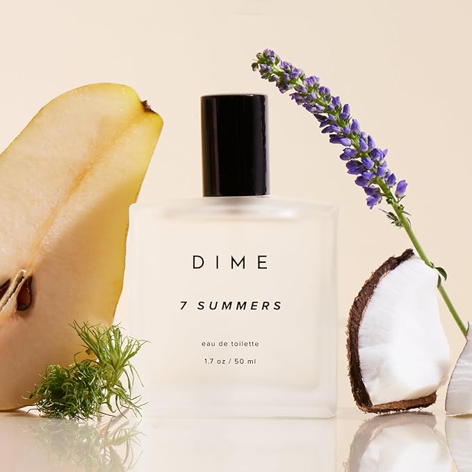 Dime Beauty 7 Summers Perfume for Women, 1.7 oz / 50 ml - Sweet Floral Scent, Clean Fragrance Eau de Toilette, Hypoallergenic-BrightBean Baby