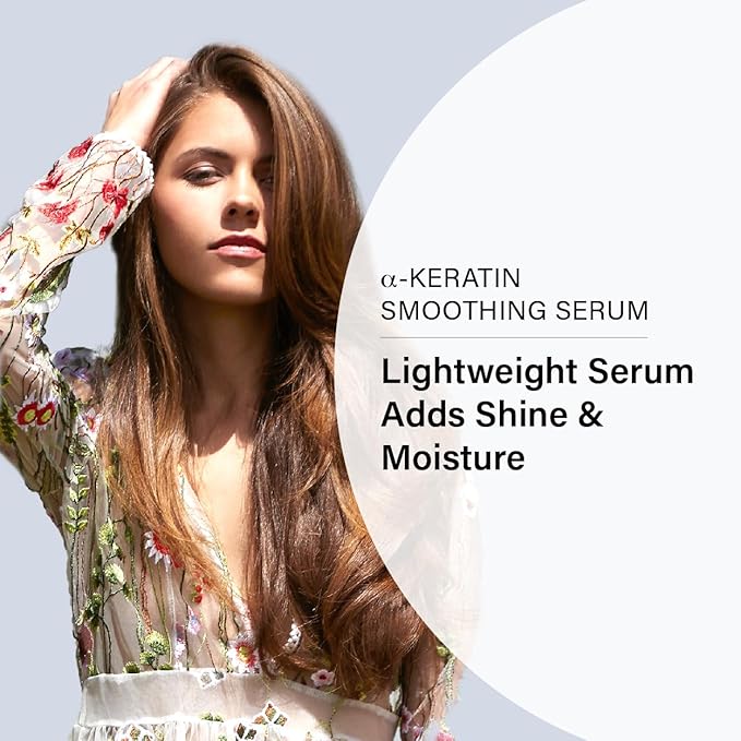 Peter Coppola a-Keratin Smoothing Serum - Lightweight Serum Adds Shine & Moisture To Frizzy And Damaged Hair - Hair Repair Serum With Argan Oil Conditions & Hydrates Frizz & Split Ends 1.69 oz-BrightBean Baby
