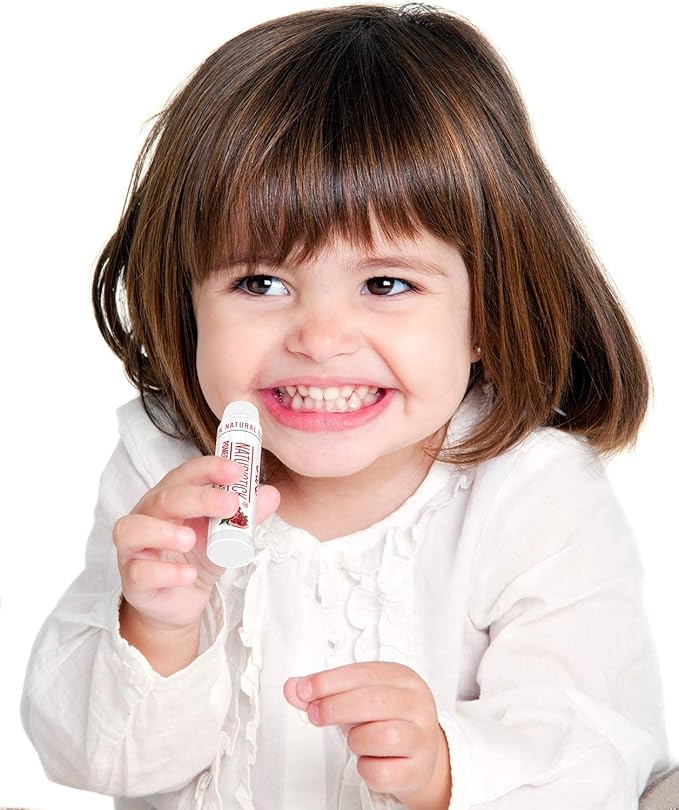 32-Pack Lip Balm in Bulk by Naturistick. Assorted Scents. 100% Natural Ingredients. Includes Mini Display Fishbowl. Best Beeswax Chapstick for Dry, Chapped Lips. Made in USA-BrightBean Baby