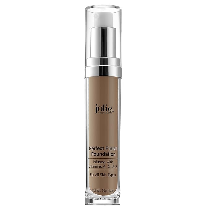 Jolie Perfect Finish Liquid Foundation Makeup SPF 15 Oil Free (DC2)-BrightBean Baby