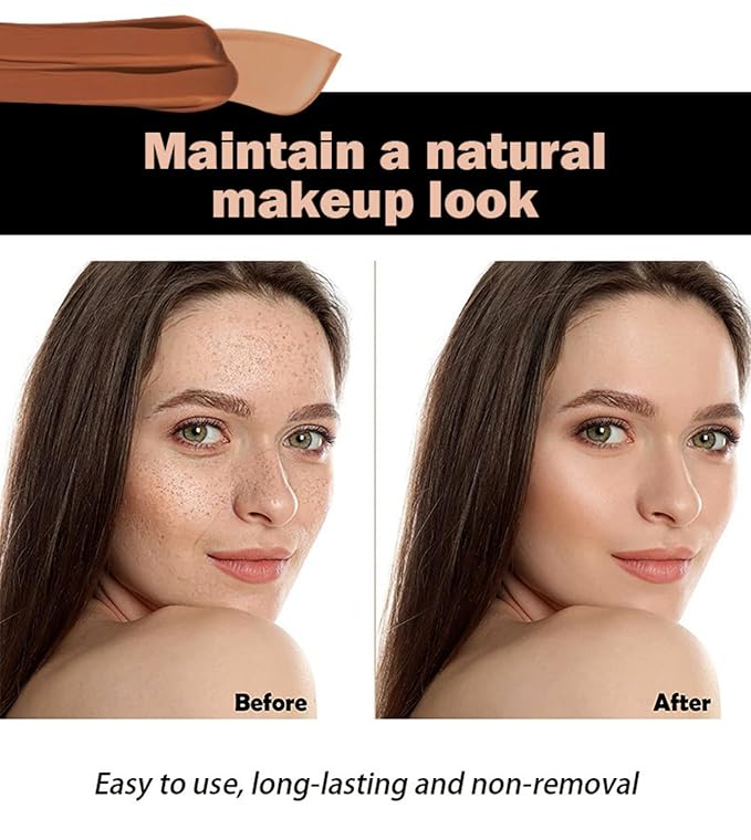 7 Color Solid Concealer Full Coverage Correcting Cream Concealer Waterproof Long-lasting Under Eye Concealer for Dark Circles Color Corrector Pro Concealer (Color 03)-BrightBean Baby