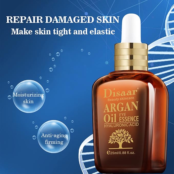 Argan Oil Eye Essence Hyaluronic Acid Anti-Wrinkle Anti-Aging Remove Eyes Pouch 25ml/0.88fl.oz-BrightBean Baby