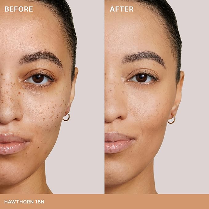 ILIA - Skin Rewind Complexion Stick - Foundation + Concealer + Skincare | Non-Toxic, Vegan, Cruelty-Free, Clean Makeup (18N - Hawthorn, 0.35 oz | 10 g)-BrightBean Baby