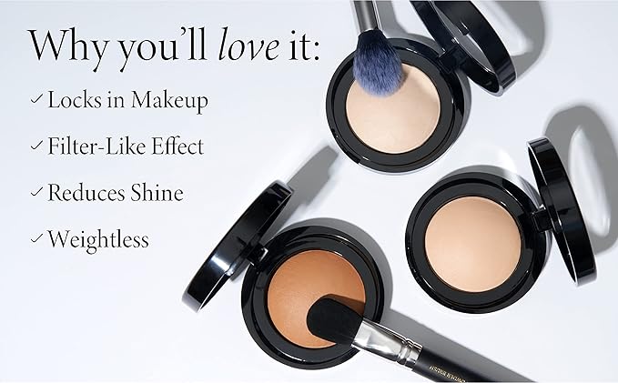LAURA GELLER NEW YORK Baked Blurring + Setting Powder, Translucent Makeup Setting Powder For Soft-Focus Finish Minimize Fine Lines and Pores, Tan/Deep-BrightBean Baby