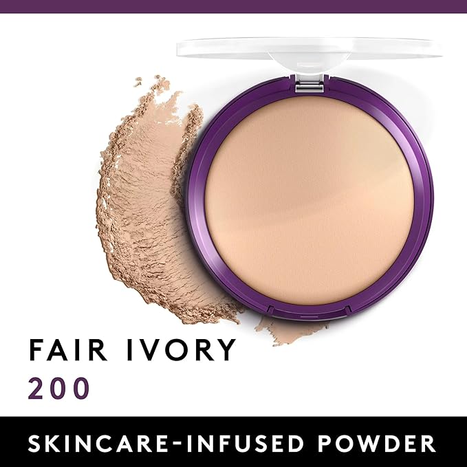 Covergirl Simply Ageless Instant Wrinkle Blurring Pressed Powder, Fair Ivory, 0.39 Ounce-BrightBean Baby