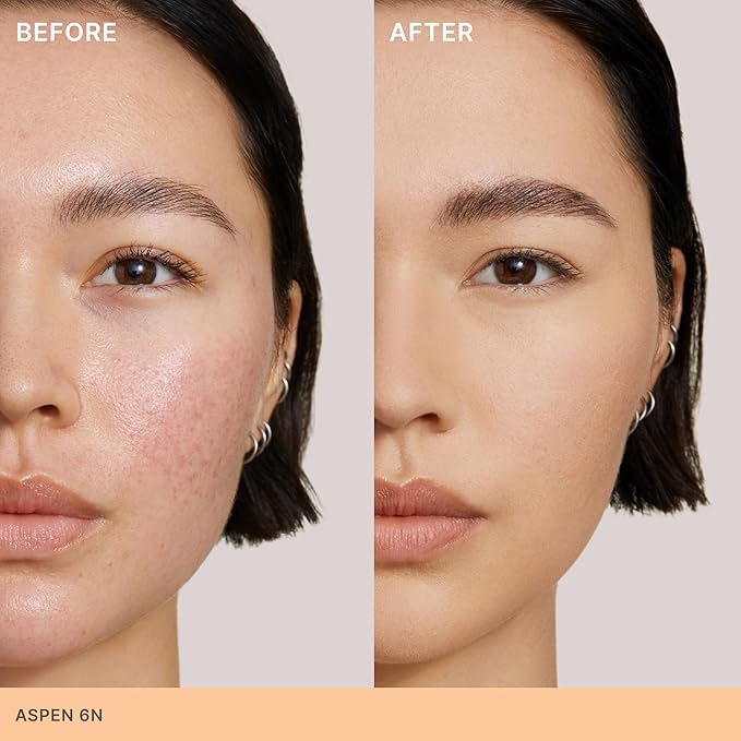 ILIA - Skin Rewind Complexion Stick - Foundation + Concealer + Skincare | Non-Toxic, Vegan, Cruelty-Free, Clean Makeup (6N - Aspen, 0.35 oz | 10 g)-BrightBean Baby
