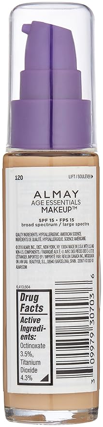 Almay Age Essentials Makeup, Light Warm-BrightBean Baby
