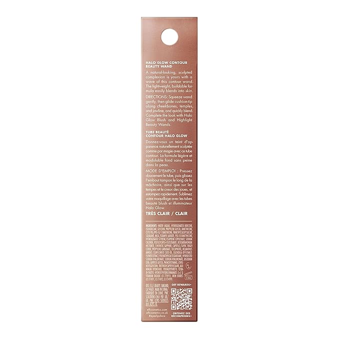 e.l.f. Halo Glow Contour Beauty Wand, Liquid Contour Wand For A Naturally Sculpted Look, Buildable Formula, Vegan & Cruelty-free, Fair/Light-BrightBean Baby
