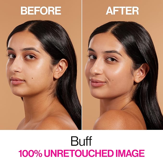 wet n wild Bare Focus Skin Tint, 5% Niacinamide Enriched, Buildable Sheer Lightweight Coverage, Natural Radiant Finish, Hyaluronic & Vitamin Hydration Boost, Cruelty-Free & Vegan - Buff-BrightBean Baby