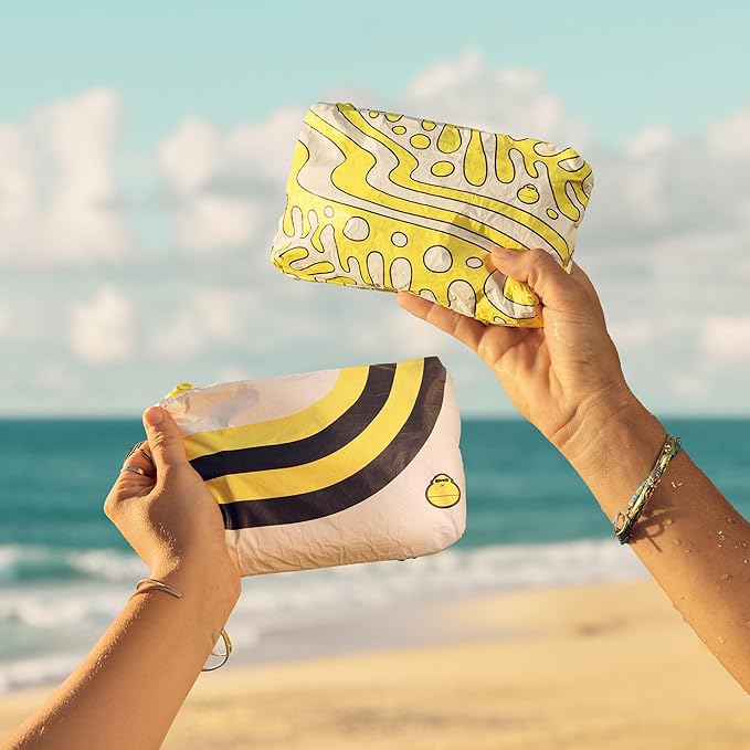 Sun Bum Skin Care Travel Essentials Kit | Cleanse, Brighten, Moisturize, Protect with Daily Cleanser, Brightening Face Scrub, and Daily Sunscreen Moisturizer | Includes Aloha Collection Travel Pouch-BrightBean Baby