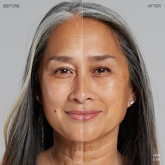 Ogee Sculpted Complexion Foundation Stick (Oak 5.5N - Medium Beige, Golden Undertones) Full Coverage Foundation Makeup - Instantly Balance & Even Complexion - 70% Organic Ingredients-BrightBean Baby