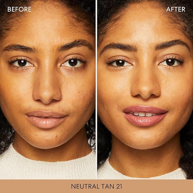 bareMinerals Original Get Started Kit, 4 Piece Mini Mineral Makeup Includes Original Loose Foundation, Face Primer, Setting Powder, Brush, Travel Sizes, Must-Have Kit, Vegan-BrightBean Baby
