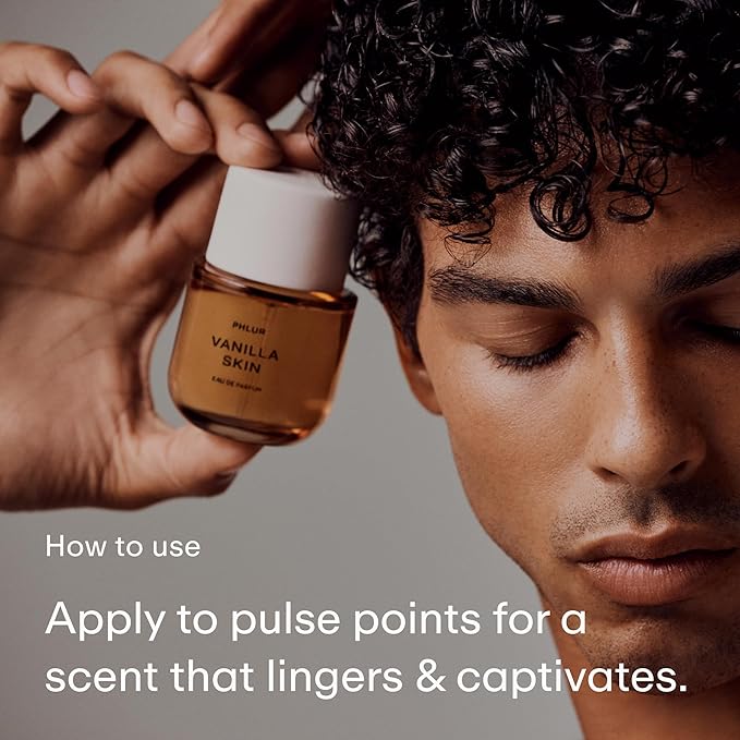 PHLUR Vanilla Skin Eau de Parfum - Full Size Perfume Spray Fragrance - Vanilla Perfume with Pink Pepper, Cashmere Wood & Sandalwood (50mL)-BrightBean Baby
