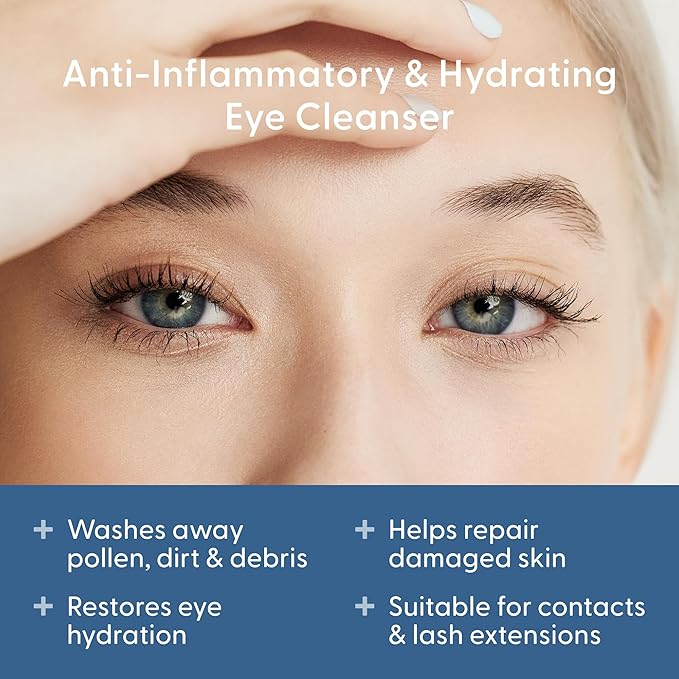 twenty/twenty Easy On The Eyes – 0.02% Hypochlorous Acid Spray to Cleanse Eyelashes – Reduce Eyelid Irritation – Safe for Sensitive Skin – Ophthalmologist Developed–Vegan, Clean Ingredients – 60ml-BrightBean Baby