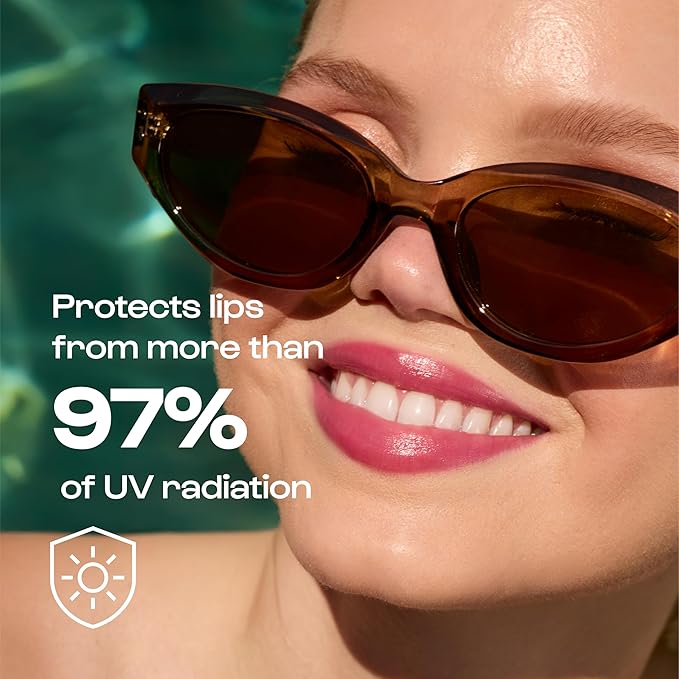 ALLEYOOP Sun Serum Lip Oil SPF 40 – Tinted Lip Oil with SPF, Hydrating Tinted Lip-Moisturizer for Women, Lips Sunscreen for Cracked Lips, Smooths & Soothes, Vegan, Travel-Friendly, Whirlwind-BrightBean Baby