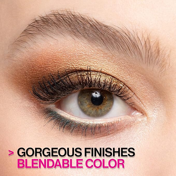 wet n wild Always Naked Palette, Nude Neutral Eye Makeup, Blendable, Warm And Cool Nude Pigments, Matte, Shimmer, Glitter, Creamy Smooth-BrightBean Baby