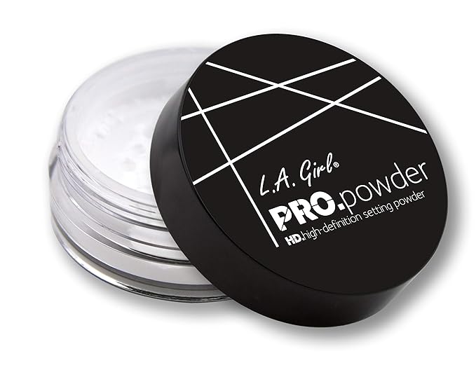 L.A. Girl Pro Powder High Definition Setting Powder Translucent Pack, Matte finish, Clear, 3 Count(Pack of 1)-BrightBean Baby