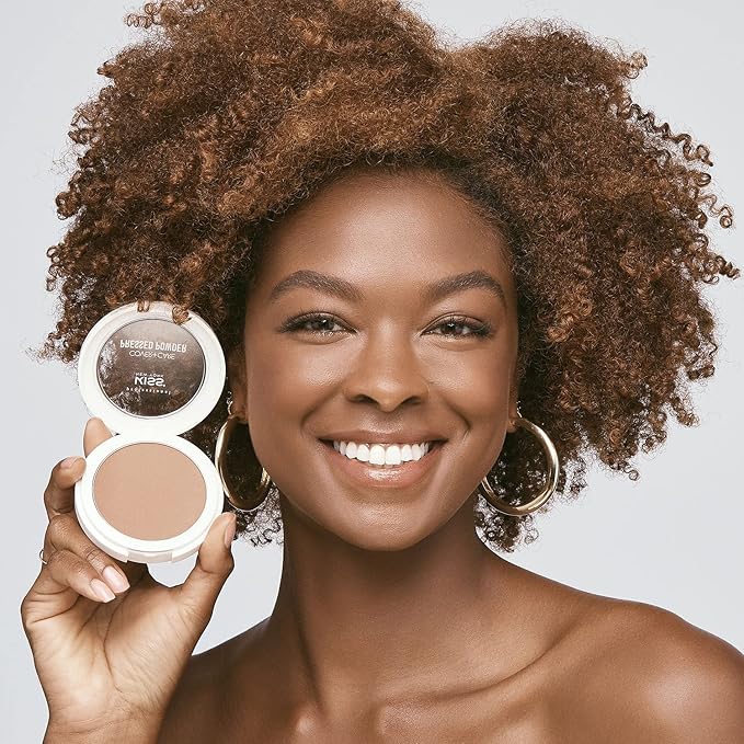 KISS Cover and Care Acne Control Pressed Powder Shine Free Face Light Weight Makeup Setting Powder - APP325 (Toffee)-BrightBean Baby