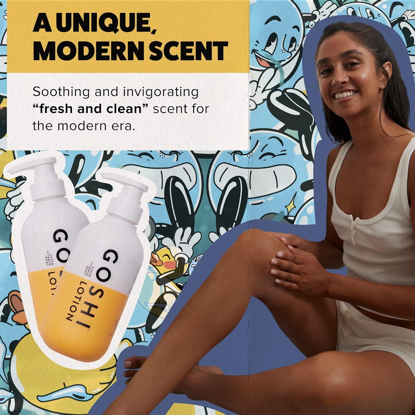 GOSHI Super Vitamin Body Lotion 20 oz - pH-Balanced Moisturizing Body Lotion for Men and Women - For All Skin Types-BrightBean Baby