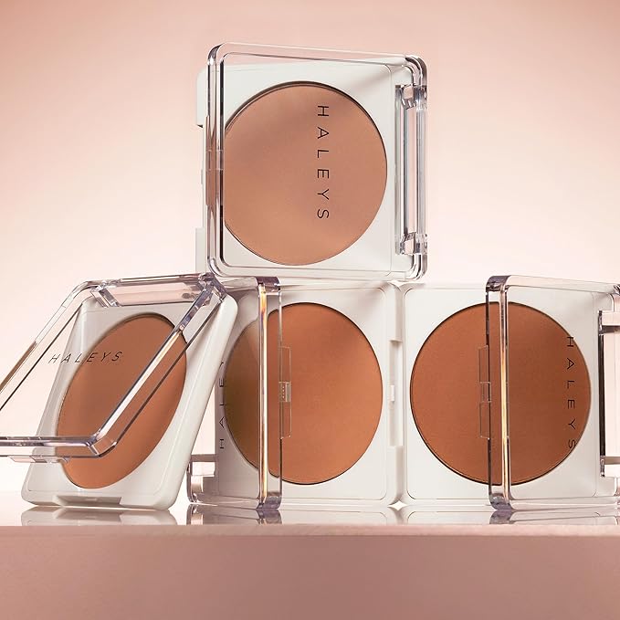 HALEYS Re-sculpt Smoothing Contour Powder (Medium) Lightweight, Non-Caking, Nourishing & Skin-Softening, Infused with Shea Butter & Chamomile Flower Water to Soothe Skin-BrightBean Baby