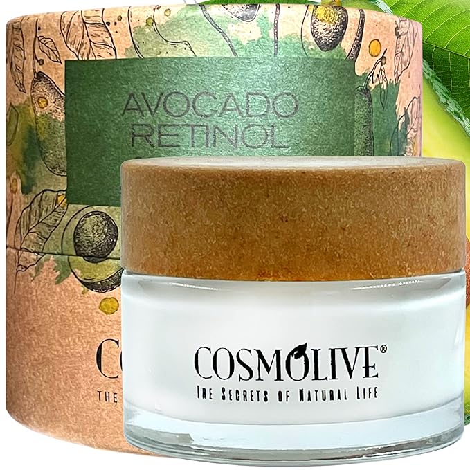 Retinol Cream for Face with Avocado Oil - Natural Moisturizer Face Cream, Smooth Skin Formula - 1.6 fl. Oz-BrightBean Baby