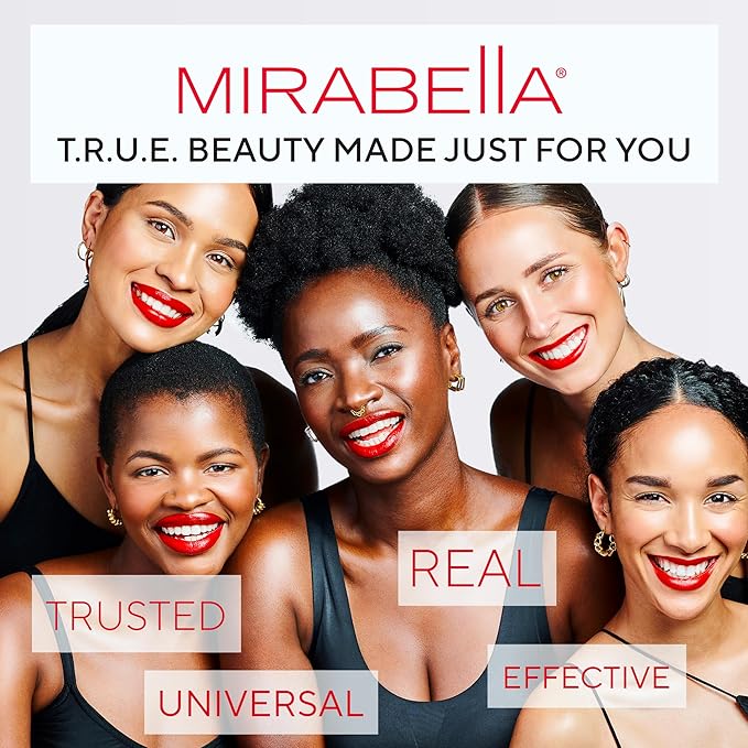 Mirabella 4-Piece Makeup Set for Women & Girls, Illuminizing Holiday Gift Set - Make-Up Set Includes Lip Gloss, Glow Drops, Powder Highlight & Blender Sponge - Talc-Free & Paraben Free Cosmetic Set-BrightBean Baby