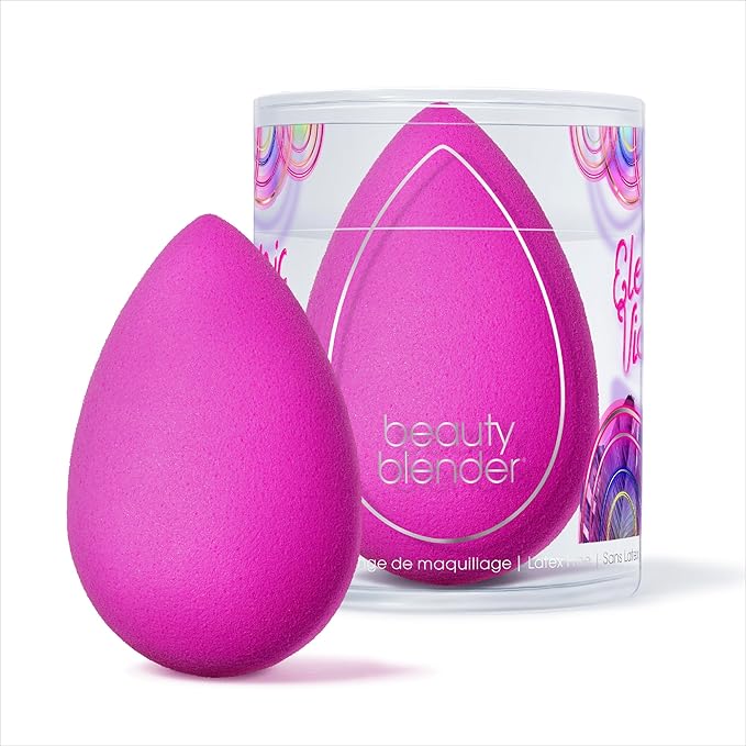 Beautyblender® | Nova Beauty Blender Makeup Sponge, Super-Soft Foam Easily Blends Foundations, Powders & Creams, Made in USA, Reusable, Washable, Streak Free Application, Vegan, Cruelty Free-BrightBean Baby